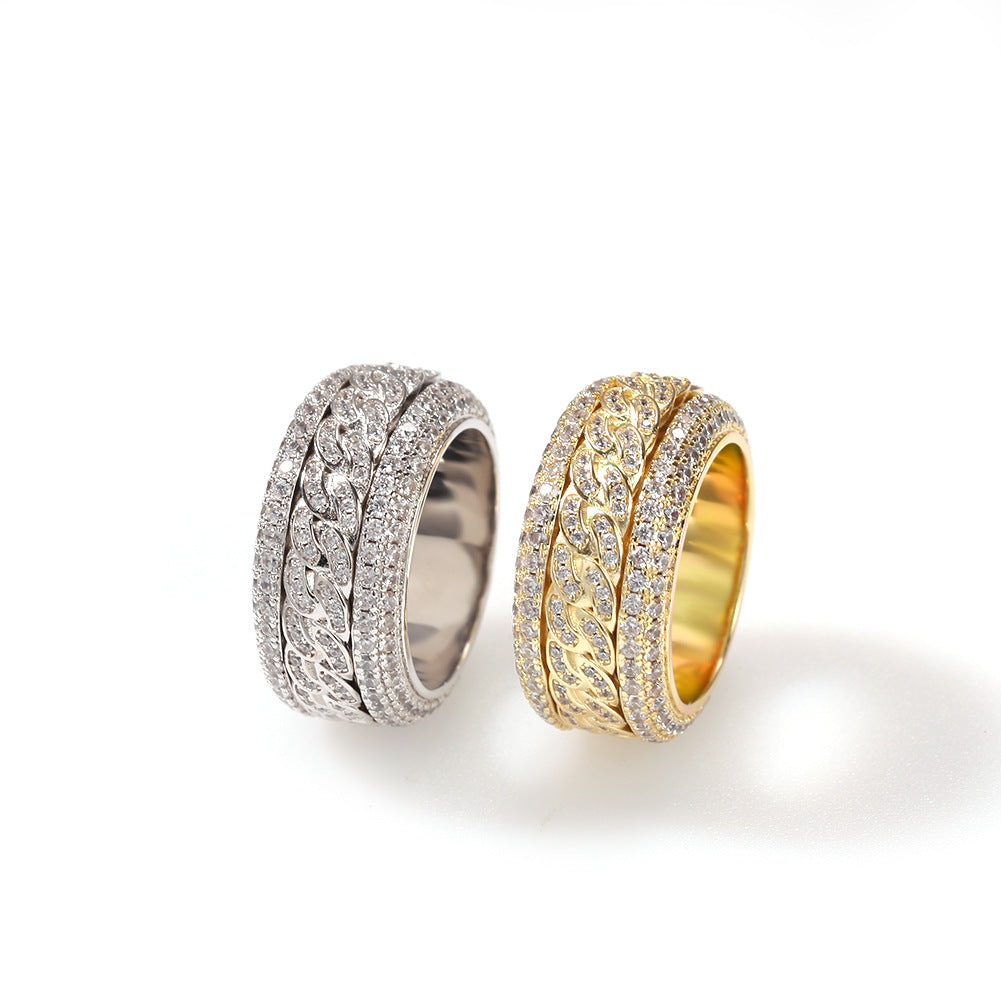 Fashion two tone rings