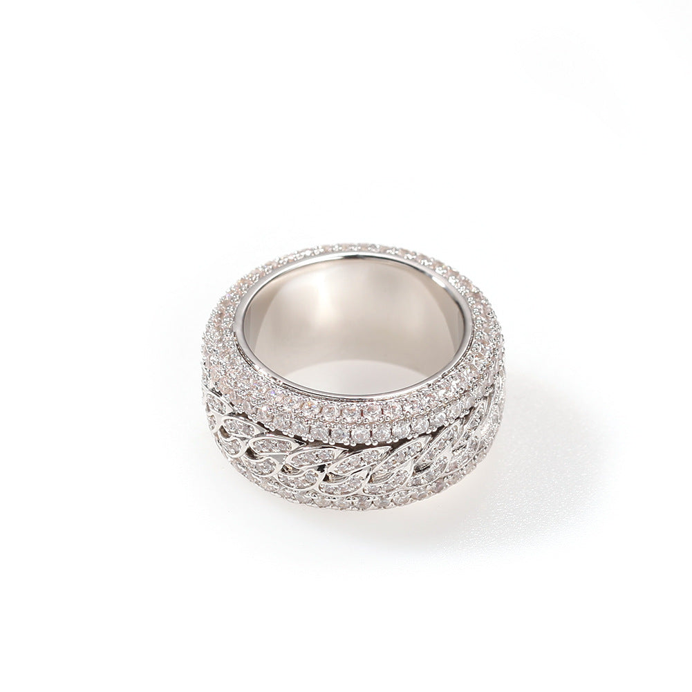 Fashion two tone rings