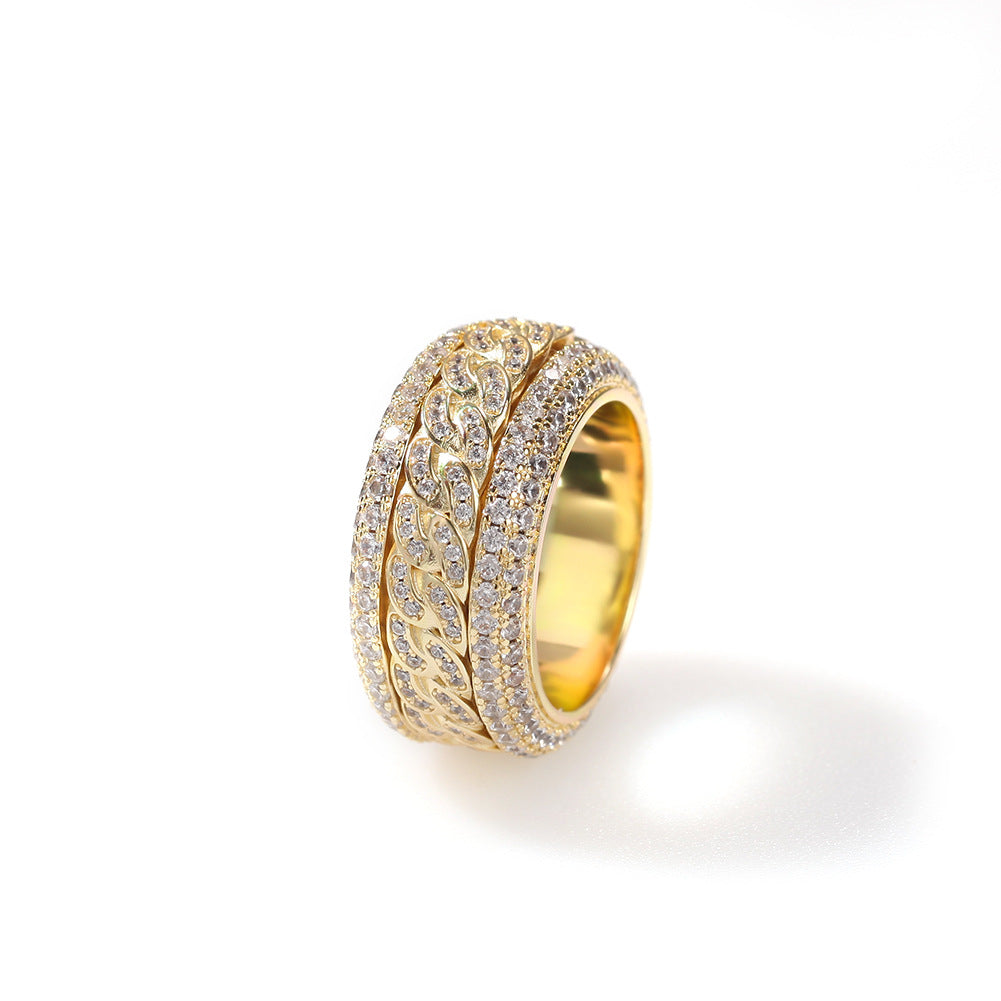 Fashion two tone rings