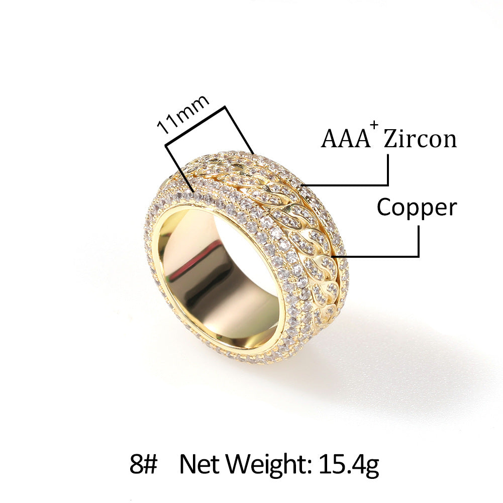 Fashion two tone rings